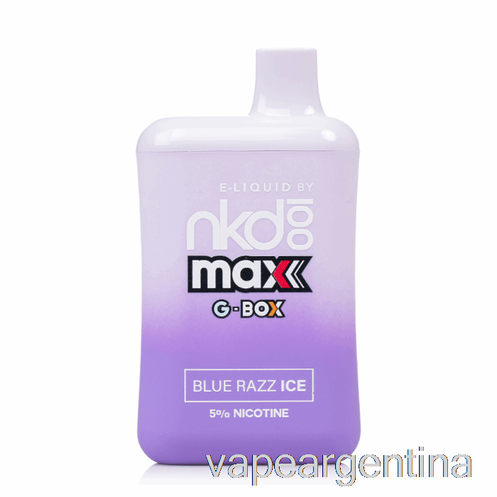 Vape Gbox X Nude 100 5500 Desechable Azul Razz Ice Descartable